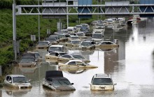 Ливень превратил Винницу в Венецию