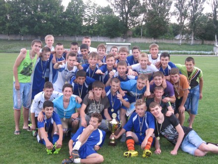 Родинская команда "Шахтер" - чемпион областной Детско-юношеской футбольной лиги 