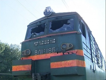 На станции Красноармейск сгорел электровоз (ФОТО)