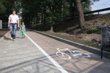 Для донецких велосипедистов оборудуют специализированные дорожки