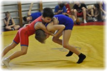 В Новогродовке состоялся чемпионат по вольной борьбе