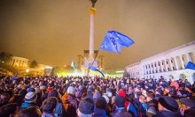 На Евромайдан прибыли 50 микроавтобусов с активистами из регионов