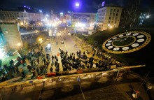 На Евромайдане нашли труп