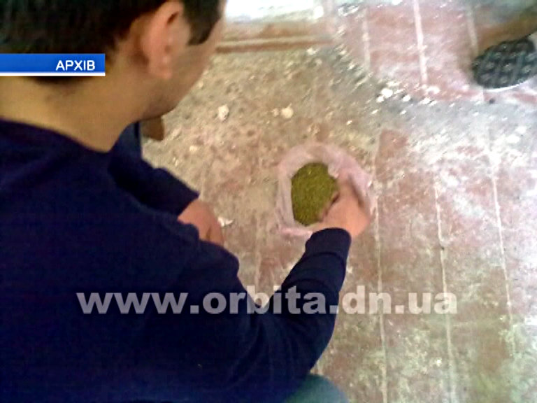 Милиция Селидово изъяла у местного жителя 1 кг каннабиса