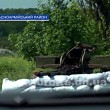 Блок-пост со стороны Донецка укреплён
