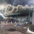 Пожар на базе "Перспектива"