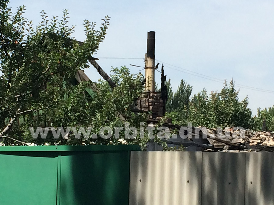 В Красноармейске горел дом