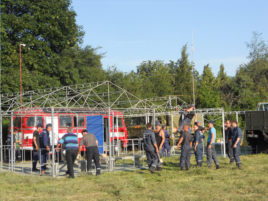 Пункт жизнеобеспечения в Красноармейске