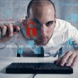 Virus and hacking concept