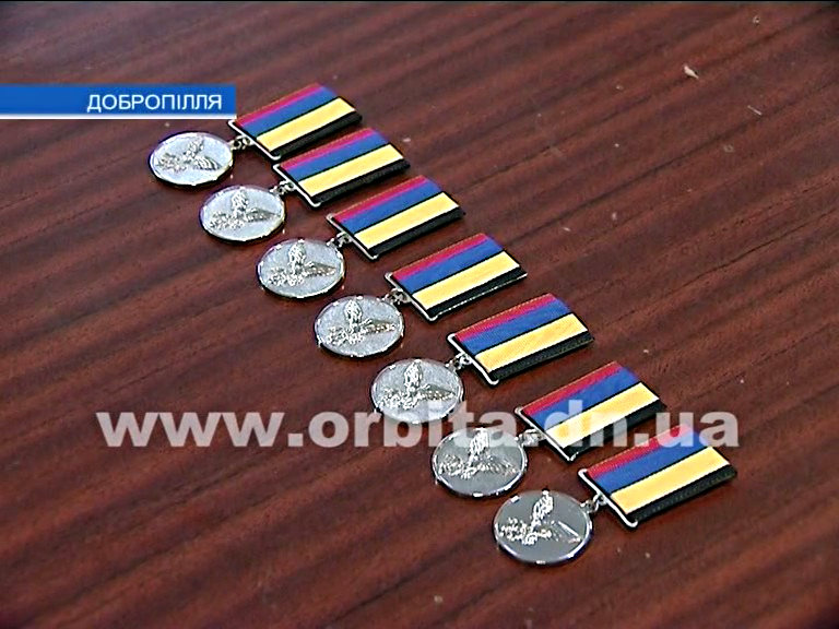 В Доброполье почетными наградами отметили бойцов АТО