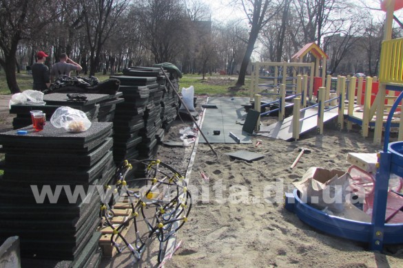 Открытие новой детской площадки в Красноармейске переносится