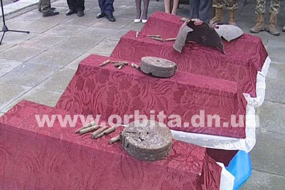В Добропольском районе перезахоронили останки воинов Второй мировой войны