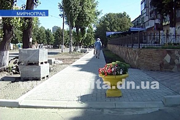 В Мирнограде станет больше тротуаров