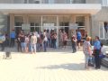 Акция протеста против невыплаты зарплаты работникам ГП «Красноармейскуголь»