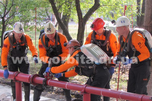 В Мирнограде соревновались лучшие команды горноспасателей Украины