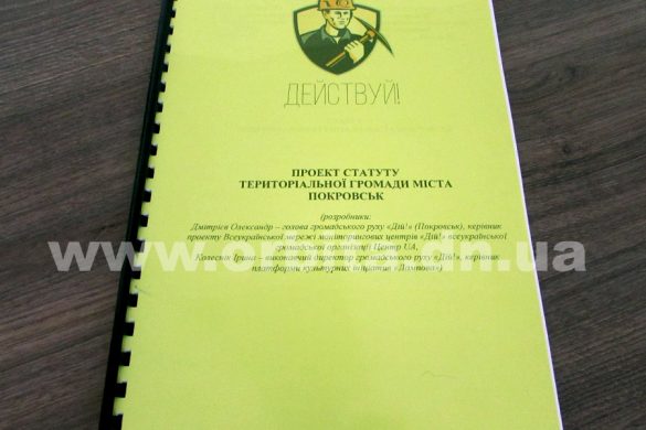 Медаль имени Леонтовича и День шахтера как особый праздник – представлен альтернативный Устав города Покровска