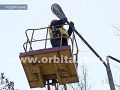 Улицы Родинского становятся светлее
