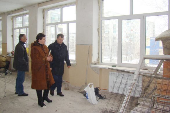 В ОШ №9 продолжается ремонт