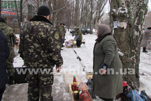 В Покровске прошел очередной рейд по местам стихийной торговли