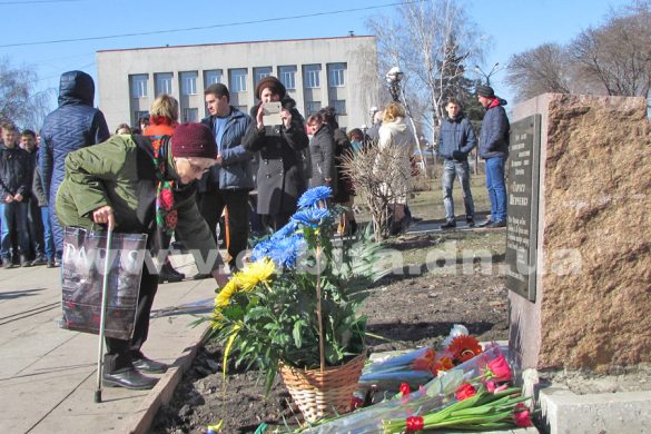 В Покровске на митинге объявлено об установке памятника Тарасу Шевченко