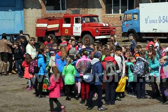 Экскурсия в пожарную часть Мирнограда