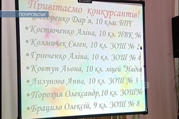 В Покровске определили лучшего ученика 2017 года