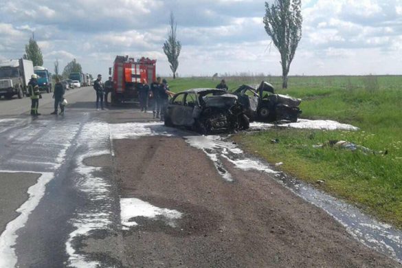 Три человека погибли в ДТП возле села Лысовка Покровского района (добавлено фото)