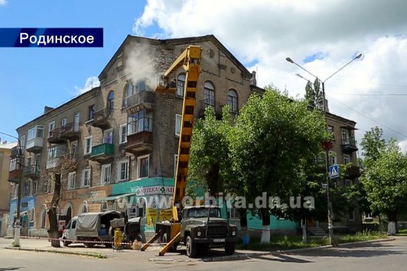 Покровские власти для реставрации дома в Родинском привлекли  технологии  торкретирования