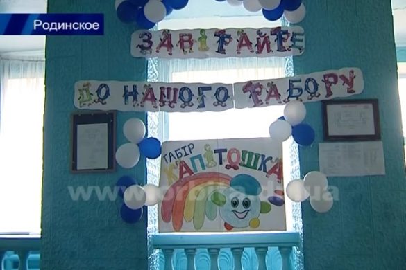 При поддержке Покровского горсовета в Родинском открыли пришкольный лагерь