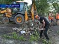 По инициативе мэра Покровска в Удачном провели масштабный субботник