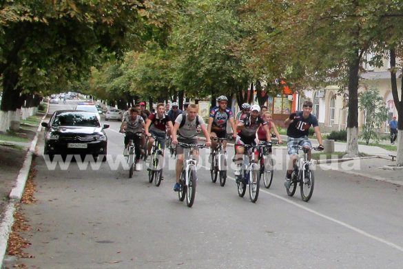 В Покровске побывали участники велопробега «Святогорск – Мариуполь»