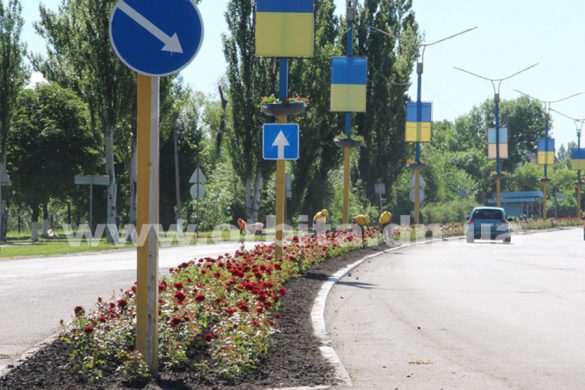 Покровск превращается в город роз