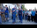 Акция протеста работников ГП «Мирноградуголь»
