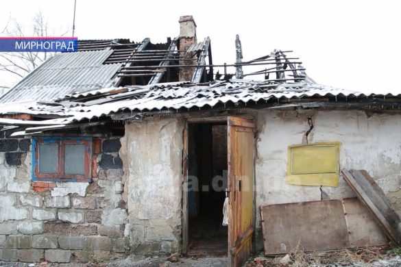 Убивча пожежа: в Мирнограді горіла приватна будівля