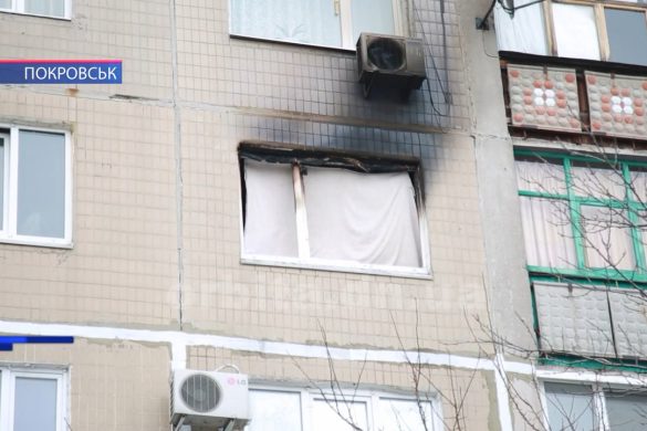 Пожежа у Покровську – господаря оселі врятовано, майно знищено