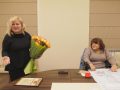 Голова ГО «Арлі» Валентина Чайка приймала вітання з 60-річним ювілеєм