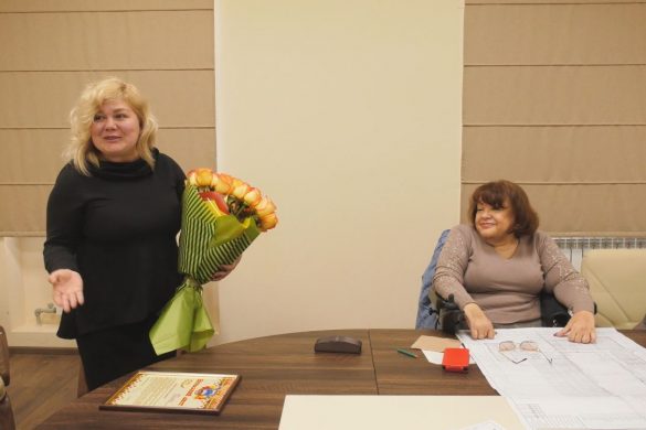 Голова ГО «Арлі» Валентина Чайка приймала вітання з 60-річним ювілеєм