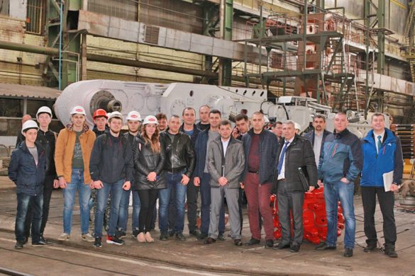 Студенти ДонНТУ разом із фахівцями ШУ «Покровське» та «Донецьксталі» відвідали НКМЗ