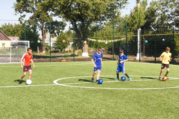 Сучасне міні-футбольне поле з’явилось на території ЗОШ №14 Покровська