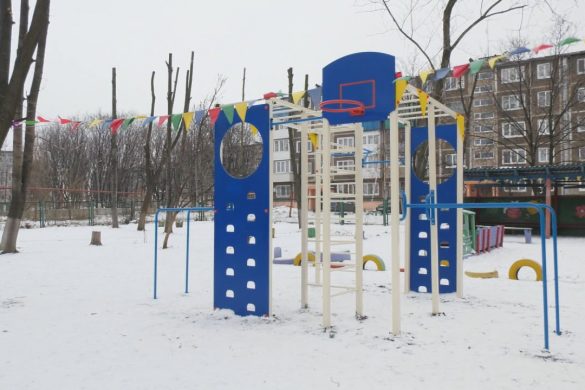 «Моє місто» від ПРАТ «Донецьксталь»: спортивний майданчик на подвір’ї мирноградського дитсадка «Мальвіна»