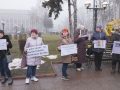 Акція протесту проти «ялинки за мільйон» пройшла сьогодні у Покровську