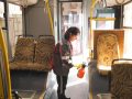 Профілактика розповсюдження коронавірусу. Додаткова обробка автобусів проводиться в ПрАТ АП «Укрбуд»