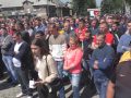 Протест гірників у Добропіллі - шахтарі обурені продовженням простою копалень