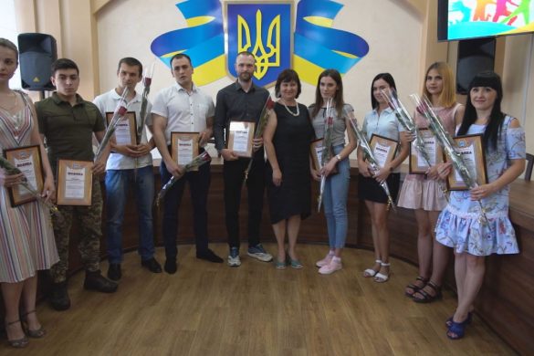 Кращих молодих людей Покровська вітали на міському та обласному рівнях - традиційно серед них працівники ШУ «Покровське»
