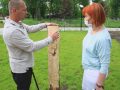 Благоустрій міста - в руках креативних покровчан. Скульптор-аматор прикрашає парк «Ювілейний»