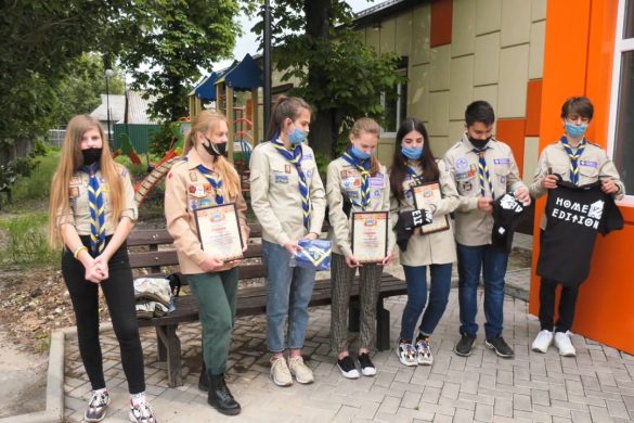 Покровські скаути взяли участь у Всеукраїнському зборі-поході «Козацькими шляхами»