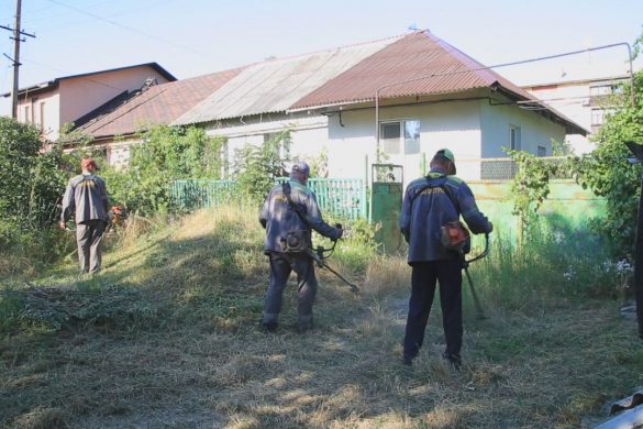 Соціальні працівники допомагають навести лад на присадибних ділянках своїх підопічних