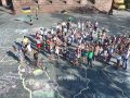 Найбільша мальована карта країни - рекорд України встановили у Краматорську