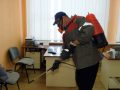 Щоб убезпечитися від зараження на коронавірус: у місцях спільного користування проводять санітарну обробку