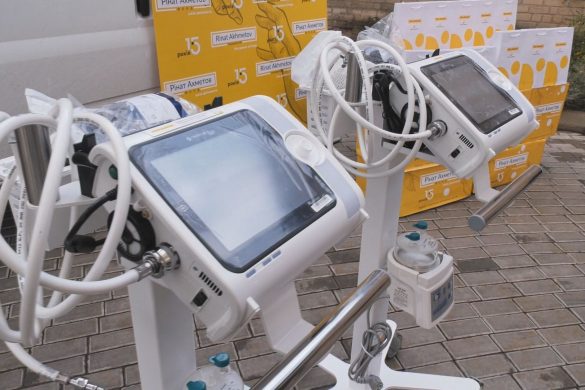 Фонд Ріната Ахметова надав інфекційній лікарні Мирнограда три апарати ШВЛ